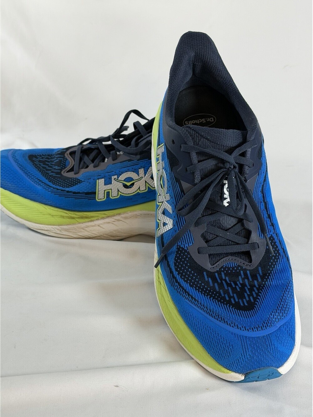 Hoka One One Carbon X 2 Blue/Green Running Shoes Men's 14 2E